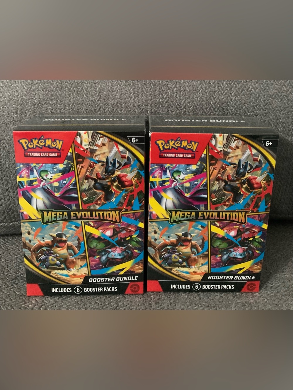 LOT OF 2 Pokemon TCG Mega Evolution Booster Bundle - NEW Sealed